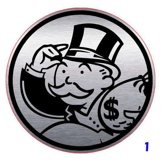 Catalogo 1 placas Plateada para gorra