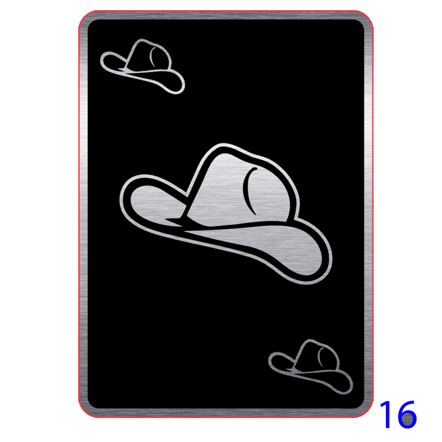 Catalogo 1 placas Plateada para gorra