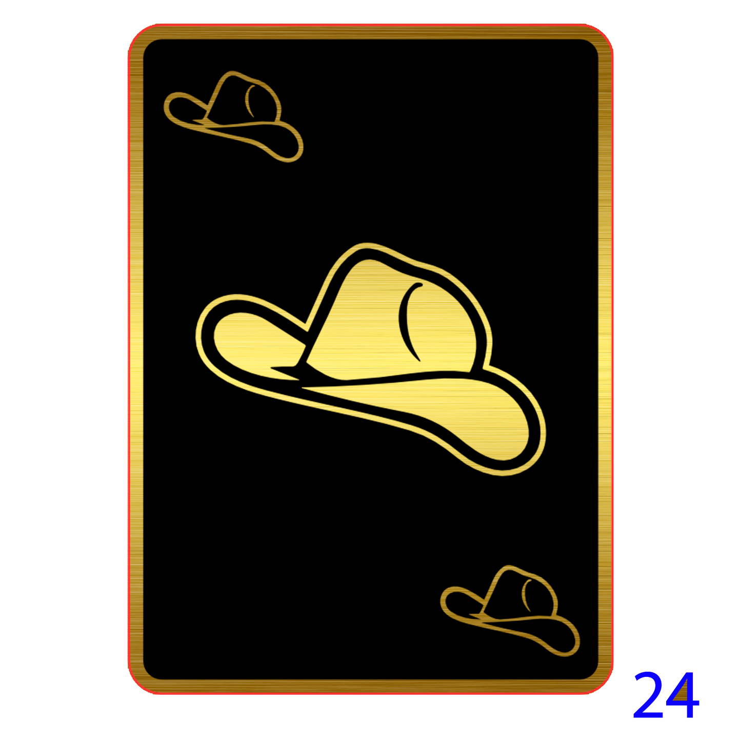 Catalogo 1 placas DORADA para gorra