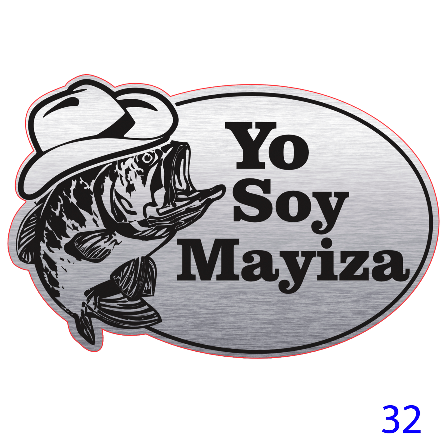 Catalogo 1 placas Plateada para gorra