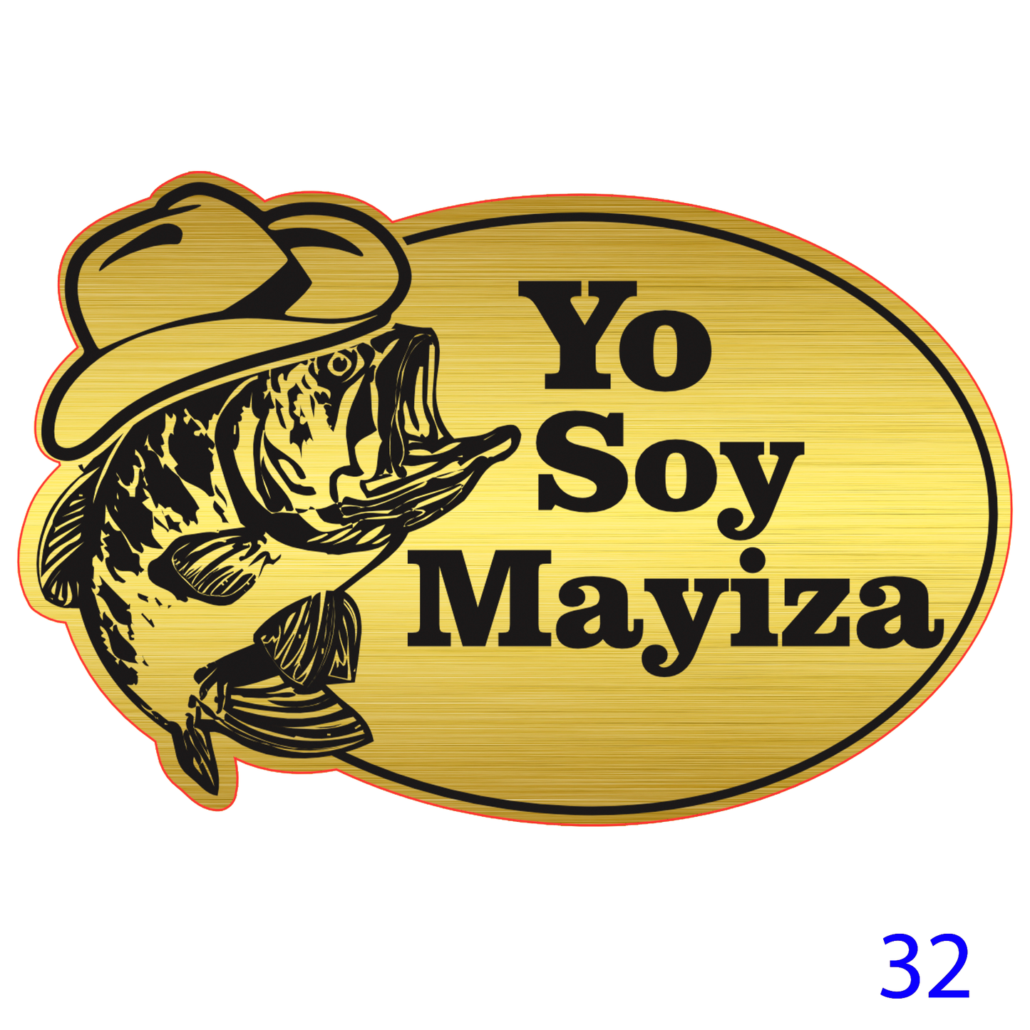 Catalogo 1 placas DORADA para gorra