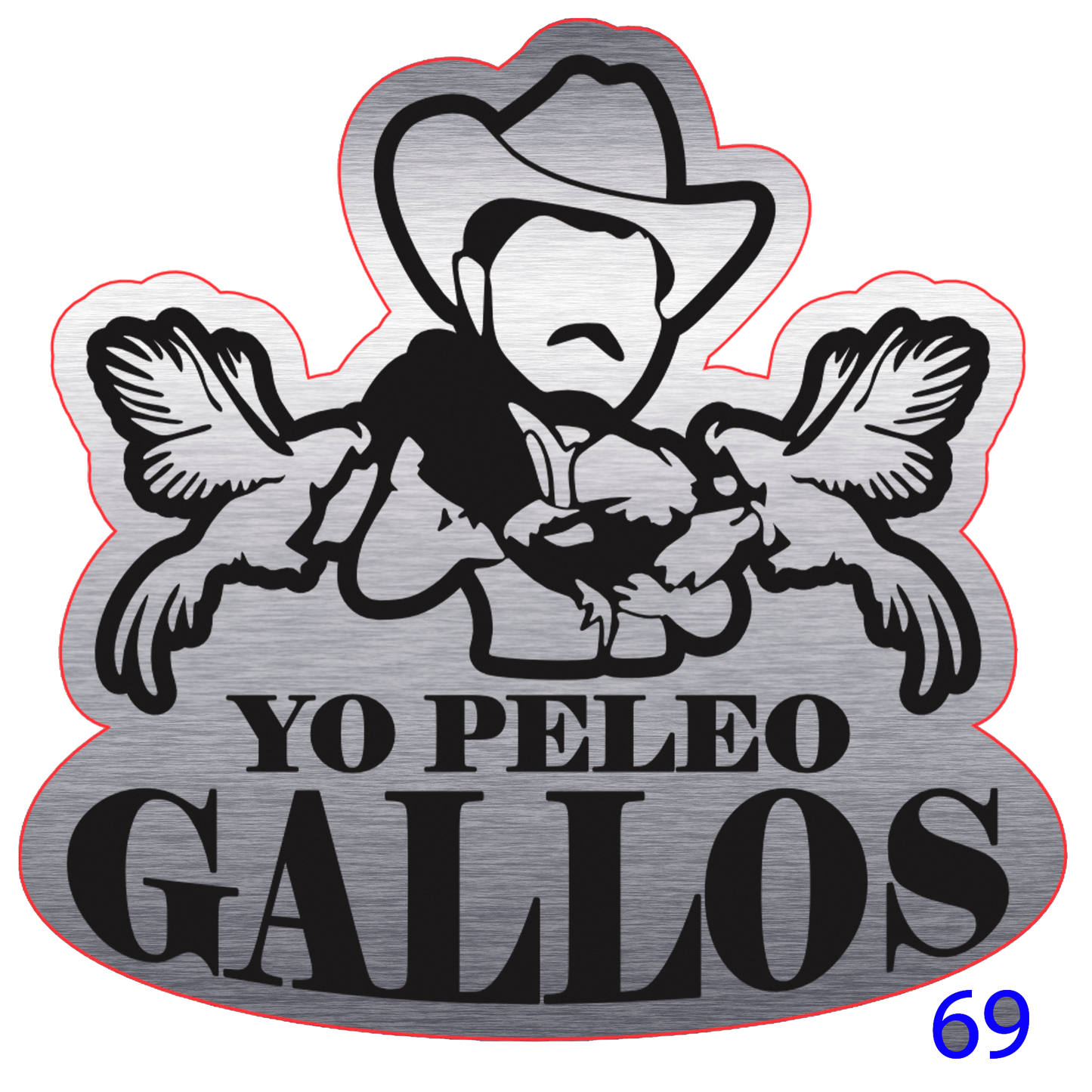 Catalogo 1 placas Plateada para gorra