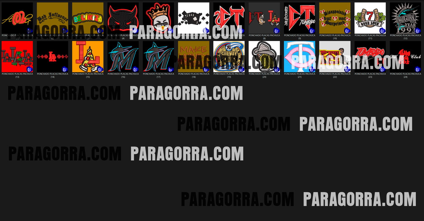 Ponchado para gorra GRATIS P61