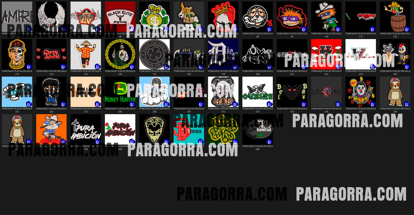 Ponchado para gorra GRATIS P64