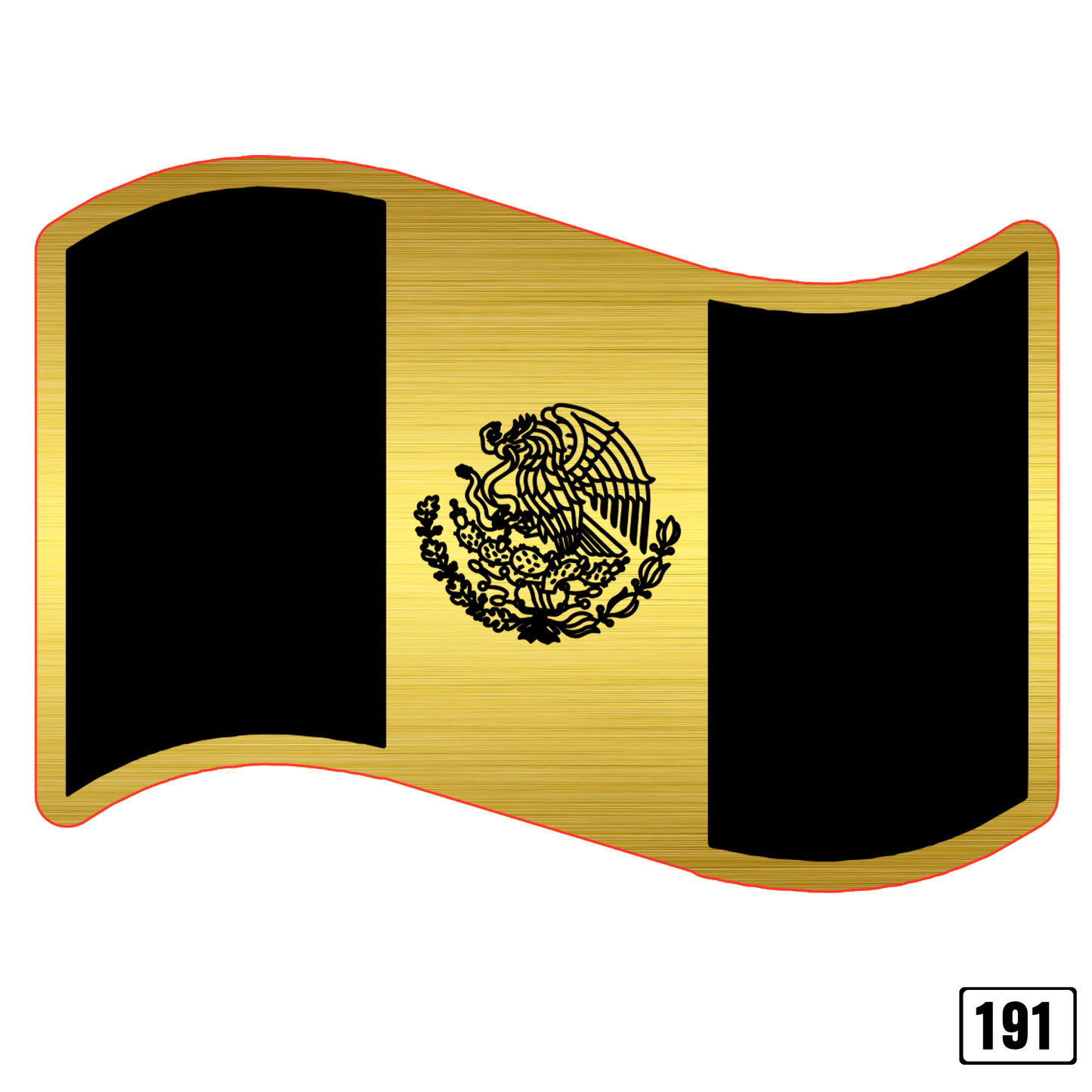Catalogo 2 placas DORADA para gorra