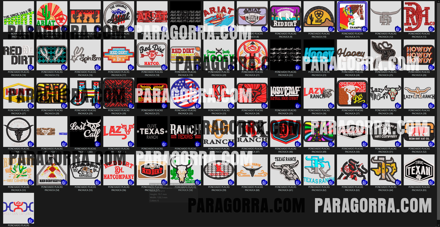 Ponchado para gorra GRATIS P40